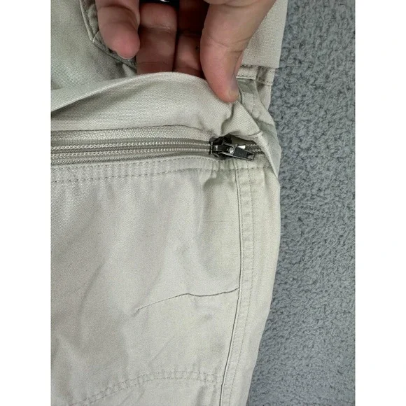 Guide Series Pants Mens 44x30 Khaki Convertible Zip Off Cargo Hiking Outdoor Men